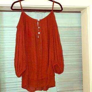 Jens Pirate Booty orange linen Tunic